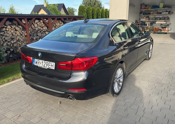 BMW Seria 5 cena 128900 przebieg: 86000, rok produkcji 2017 z Jedwabne małe 56